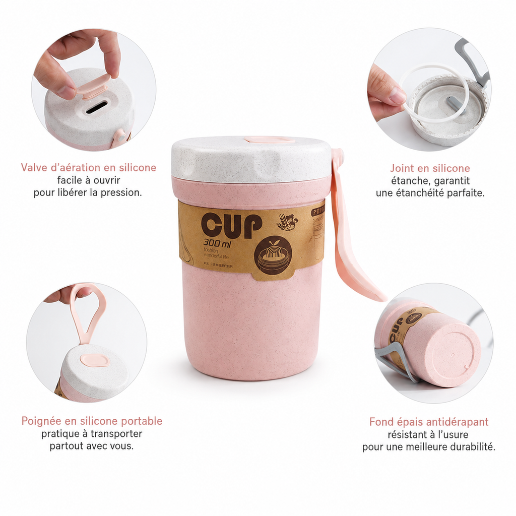 Boîte à Soupe Santé Rose