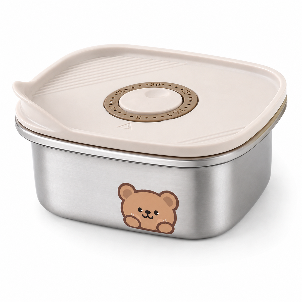 Lunch Box Isotherme Inox Ourson