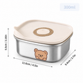 Lunch Box Isotherme Inox Ourson