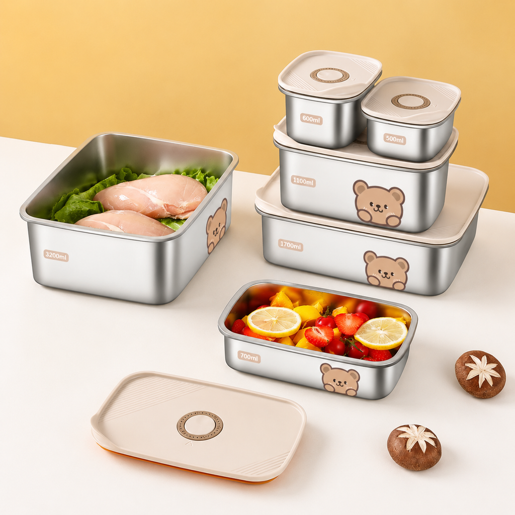 Lunch Box Isotherme Inox Ourson