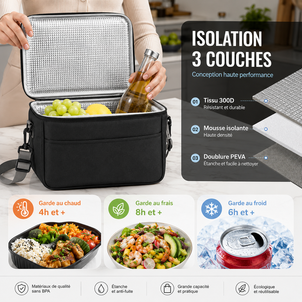 Sac à Déjeuner Isotherme