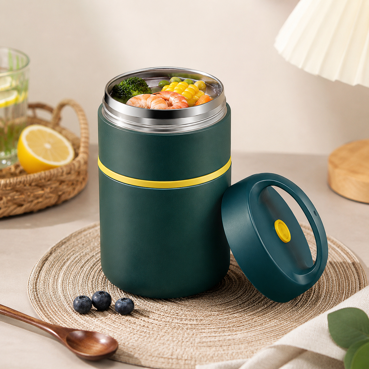 Lunch Box Isotherme Verte