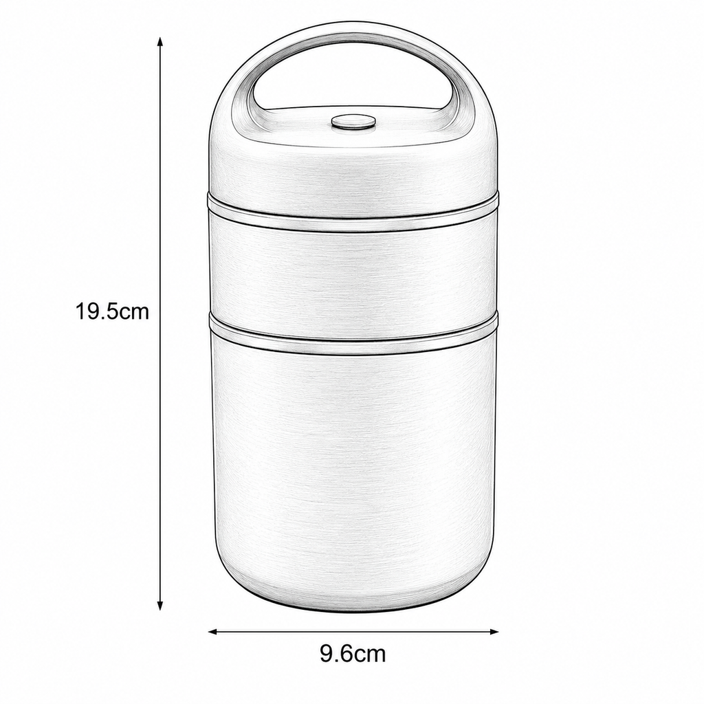 Lunch Box Isotherme Verte