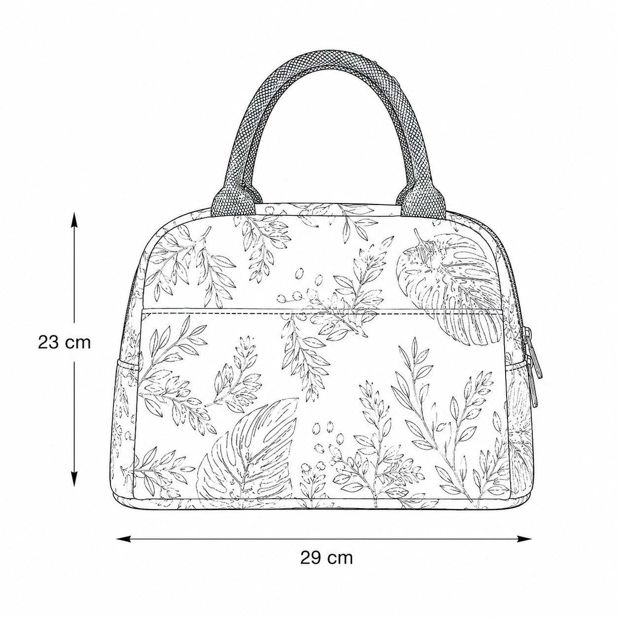 Sac Isotherme Fleure Bleu