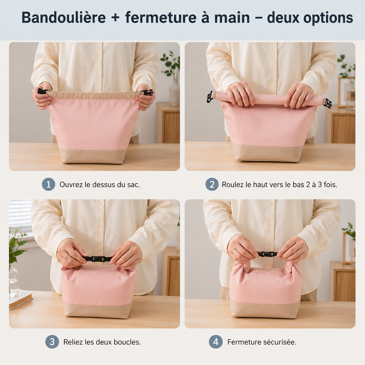 Grand sac isotherme modulable