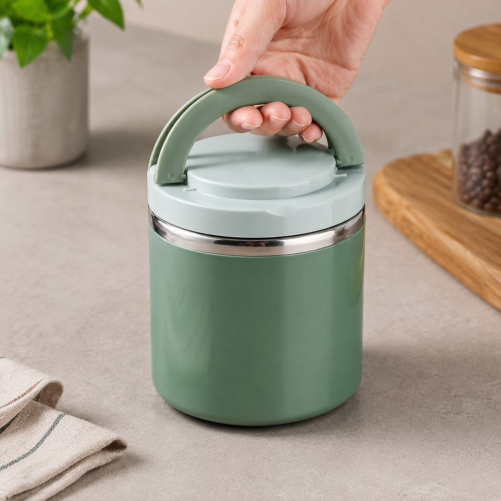 Lunch Box Isotherme Soupe Vert