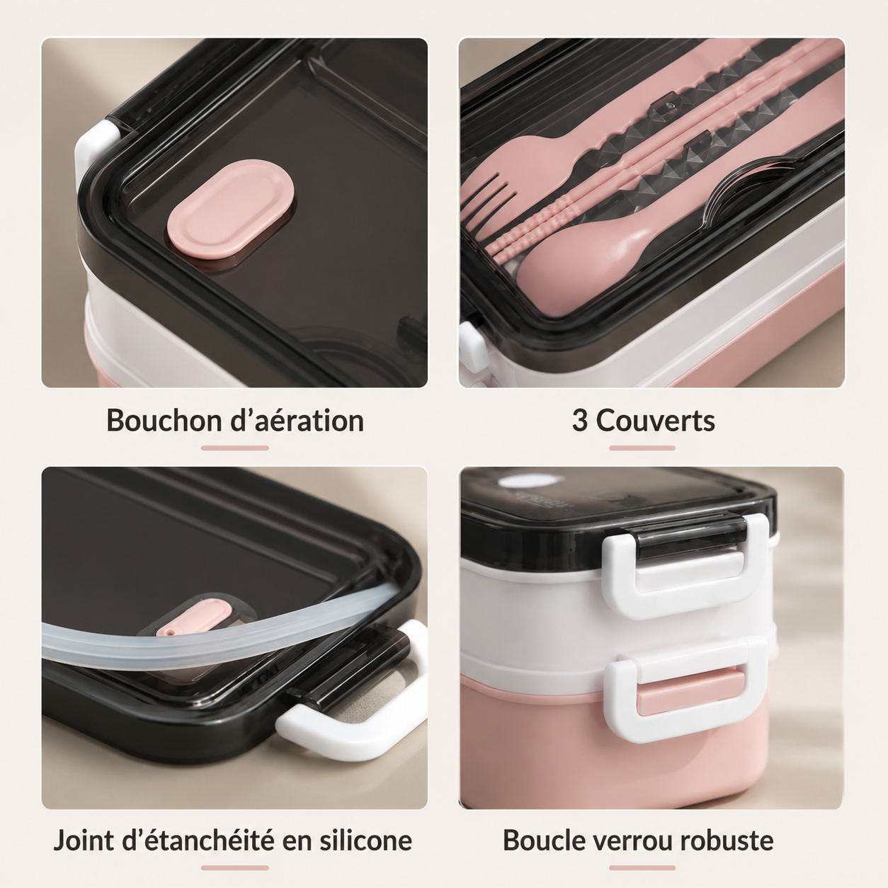 Lunch Box avec Compartiments